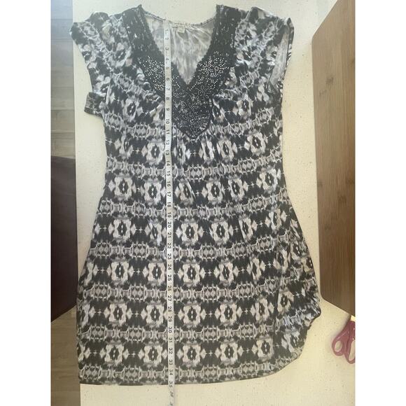One World Black Dress Embellish Accents‎ Dress Women’s Size L - Picture 6 of 8